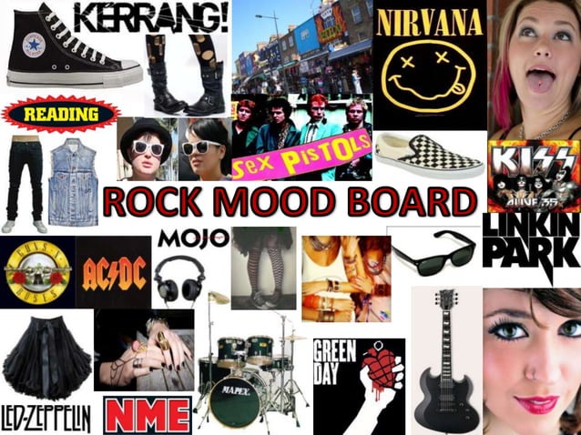 Rock mood board | PPTX
