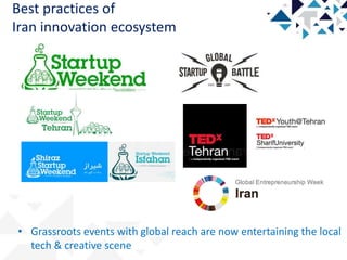 Rock my Ecosystem - Iran innovation ecosystem | PPTX