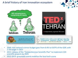 Rock my Ecosystem - Iran innovation ecosystem | PPTX
