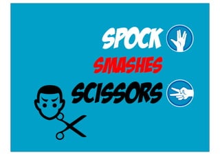 Rock Paper Scissors Lizard Spock by @orsnemes