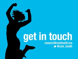 get in touchresearch@rockhealth.org
@rock_health
 