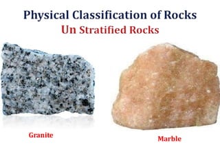 Granite
Marble
 