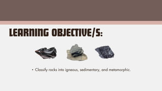 Different Classification of Rocks in the Planet | PDF