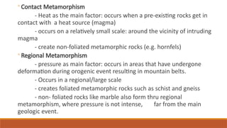 Three Categories of Rocks as well as its origin | PPTX