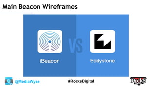 @MediaWyse #RocksDigital
Main Beacon Wireframes
 