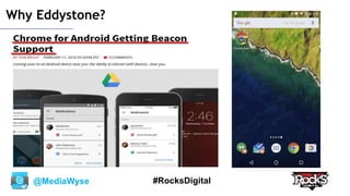 @MediaWyse #RocksDigital
Why Eddystone?
 