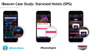 @MediaWyse #RocksDigital
iBeacon Case Study: Starwood Hotels (SPG)
 