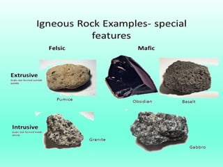 Different Types of Rocks and the processes involved in its formation ...