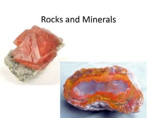 Rocks and Minerals
 