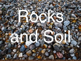 Rocks 
and Soil 
 