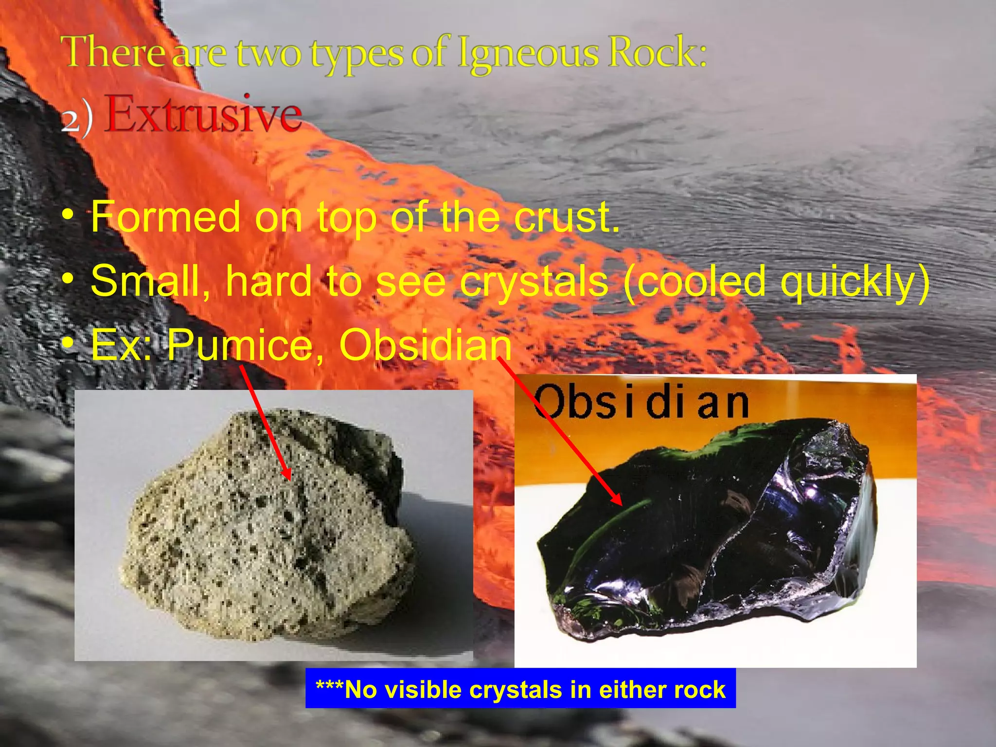 Rocks and the rock cycle | PPT