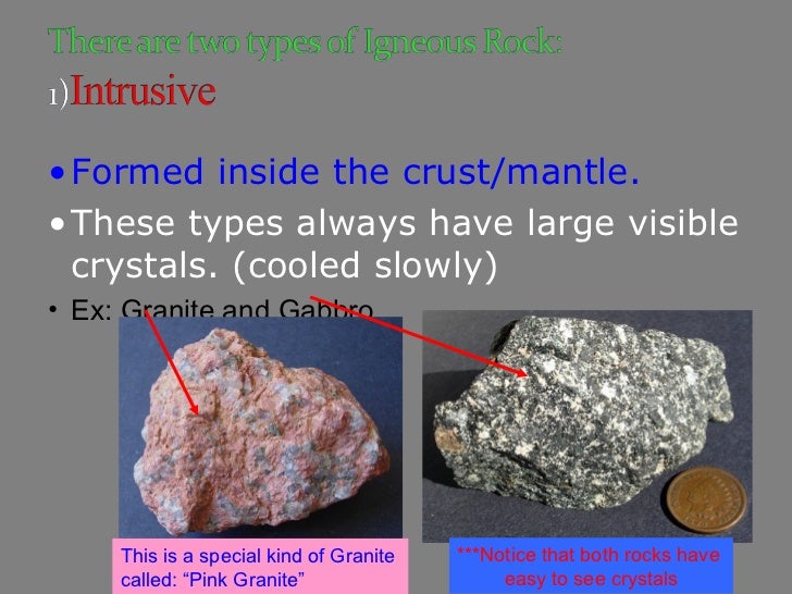 Rocks and the rock cycle