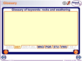 Glossary 
31 of 42 © Boardworks Ltd 2008 
 