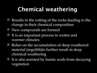 rocks and weathering (Geomorphology )2.pptx