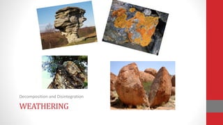Weathering Notes.pdf rOCKS AND wEATHERING notes.pdf for free notes | PDF