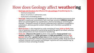 Weathering Notes.pdf rOCKS AND wEATHERING notes.pdf for free notes | PDF