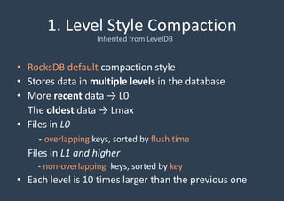 RocksDB compaction Slide 11