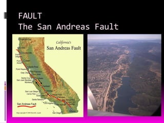 FAULT
The San Andreas Fault
 