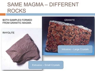 Rocks - Igneous | PPTX