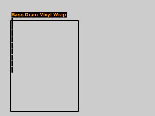 Bass Drum Vinyl Wrap
 