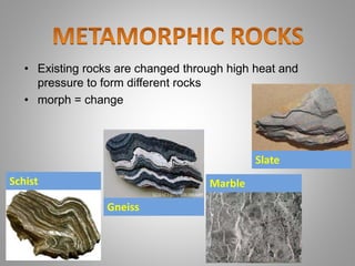 Morphing Rocks Rocksminerals 121114154111-phpapp01 | PPTX