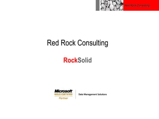 Red Rock Consulting Rock Solid 