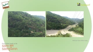 Bird eye view of the Camp
 
