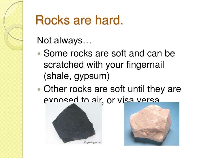Rocks rock!