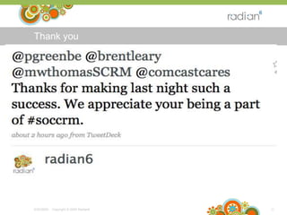 Getting Impatient with Social MediaImages courtesy of:236/25/09-   Copyright ? 2009 Radian6   Chris Penn