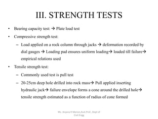 Rock testing | PDF