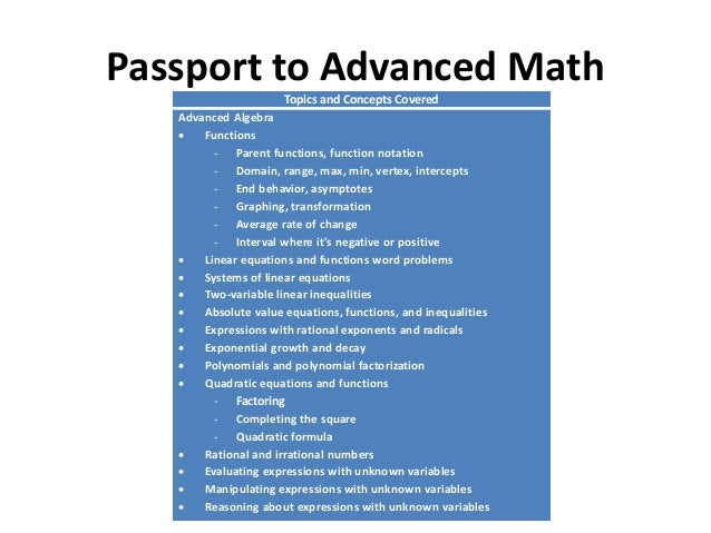 Rock the SAT Math Test 2016 Rock the SAT Math Test 2016