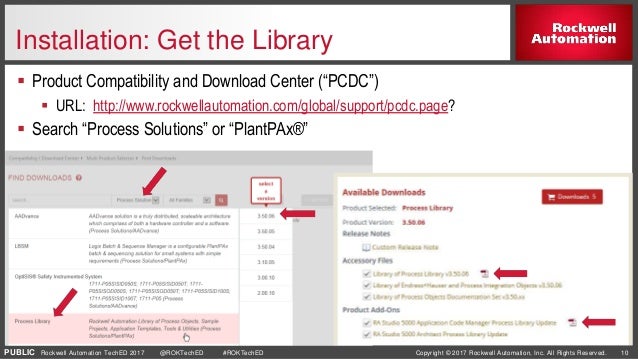 Sample Library Functionality Tool Rockwell Sample Library : Rockwell Automation Process HMI Style Guide ...