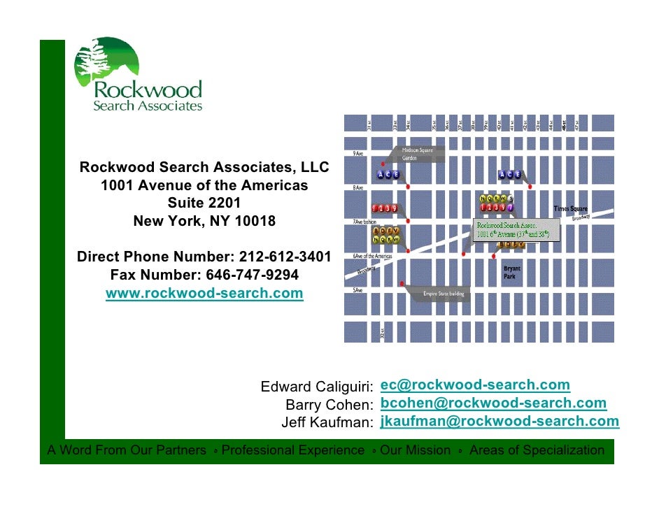 Rockwood Search Associates