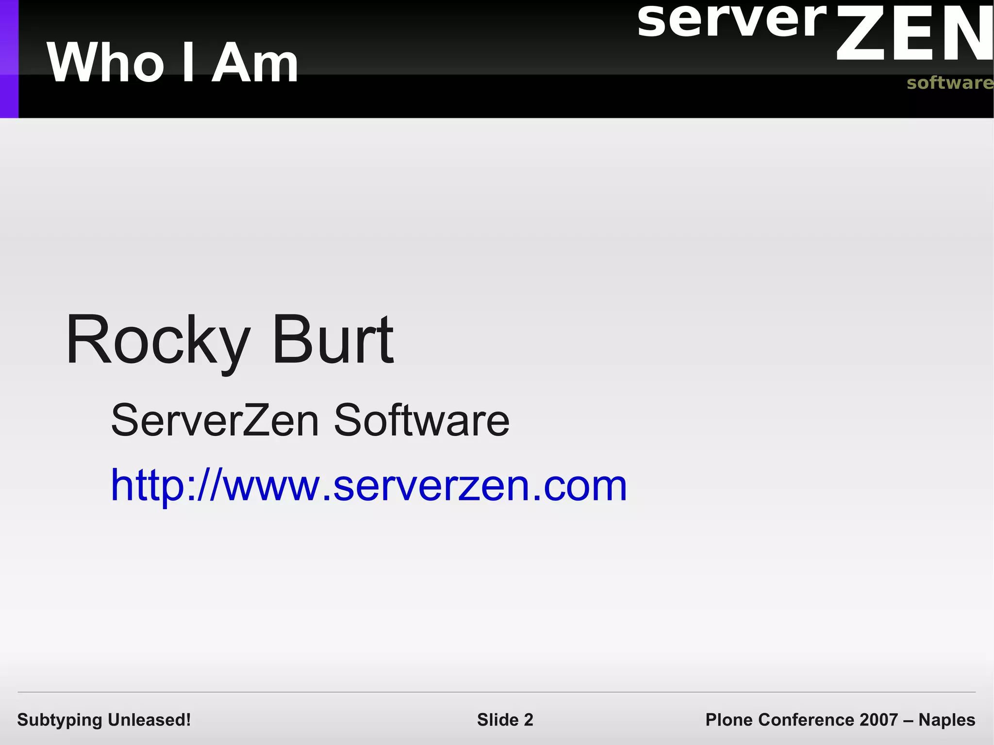 Rocky Burt Subtyping Unleashed