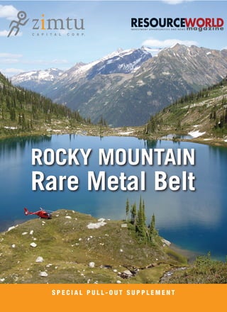 ROCKY MOUNTAIN
Rare Metal Belt



 SPECIAL PULL-OUT SUPPLEMENT
 