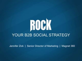 Jennifer Zick | Senior Director of Marketing | Magnet 360
 