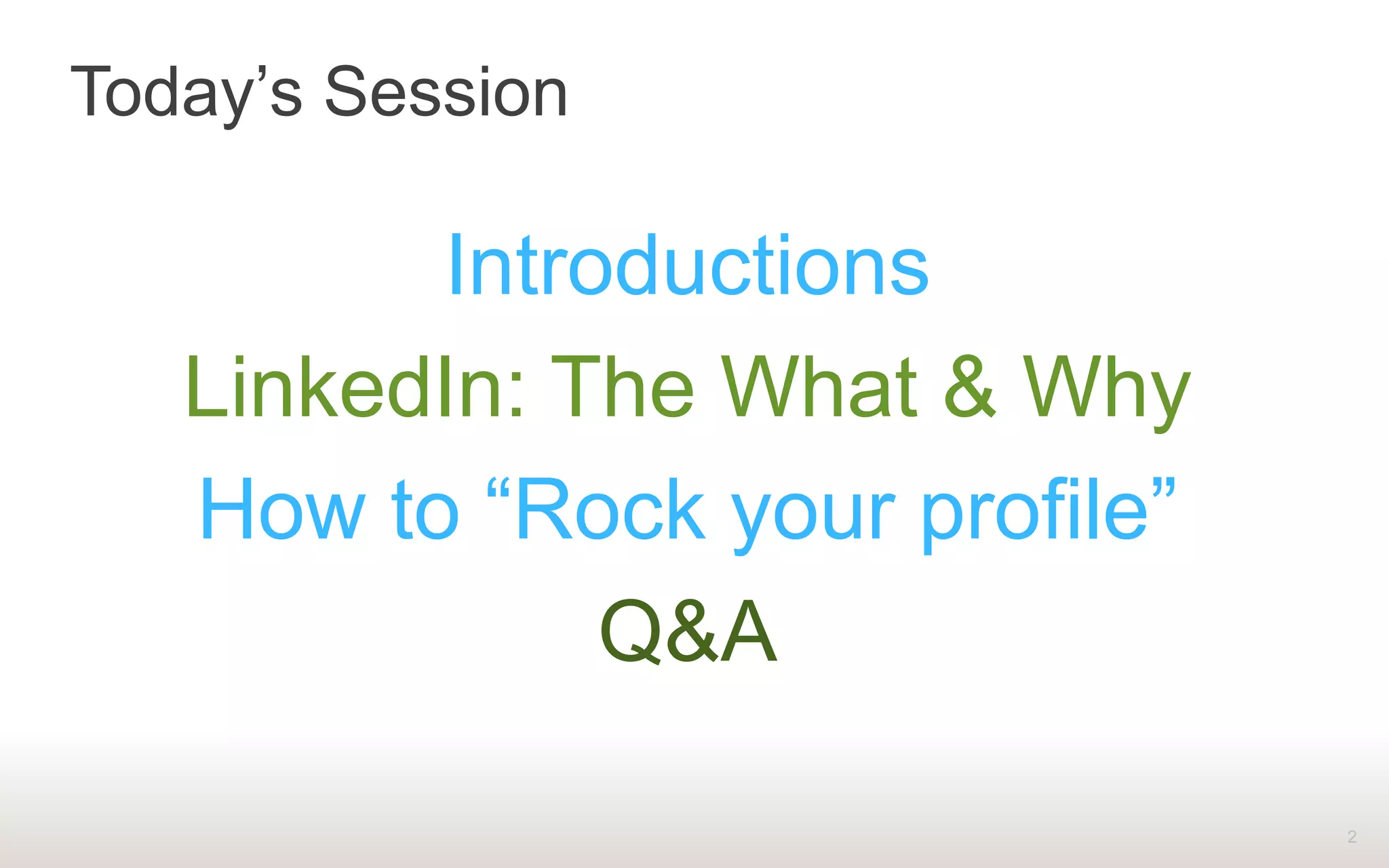 Rock your LinkedIn profile | PPTX