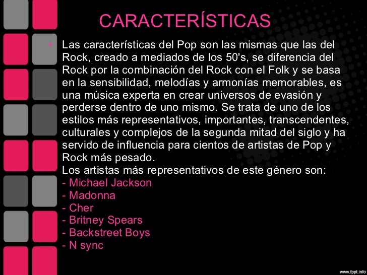 Diferencias Entre El Rock Y El Pop