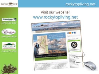 Visit our website!www.rockytopliving.net