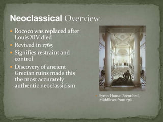 Neoclassicism Vs Roccoco Rococoand Neoclassical Group | PPTX