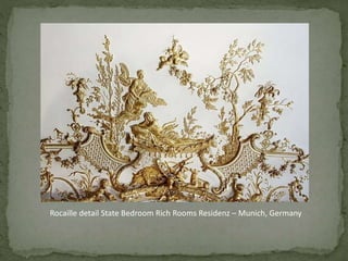 Rocaille detail State Bedroom Rich Rooms Residenz – Munich, Germany
 