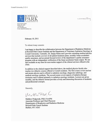 Cornell University 2.12.11
 