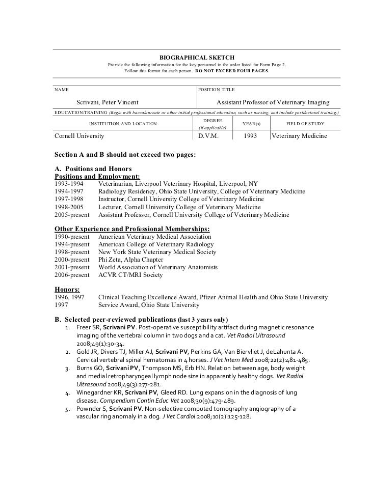 Cornell dissertation biographical sketch