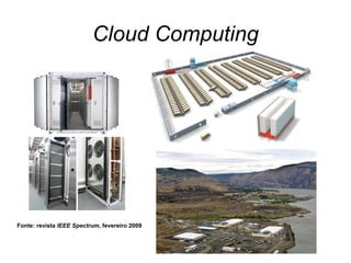 Cloud Computing




Fonte: revista IEEE Spectrum, fevereiro 2009
 