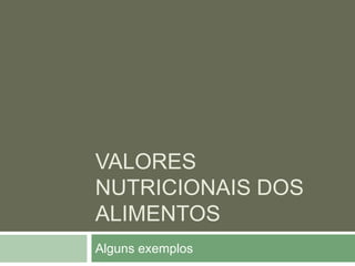 Gorduras e óleos3 c.s. de azeite (10 g.)