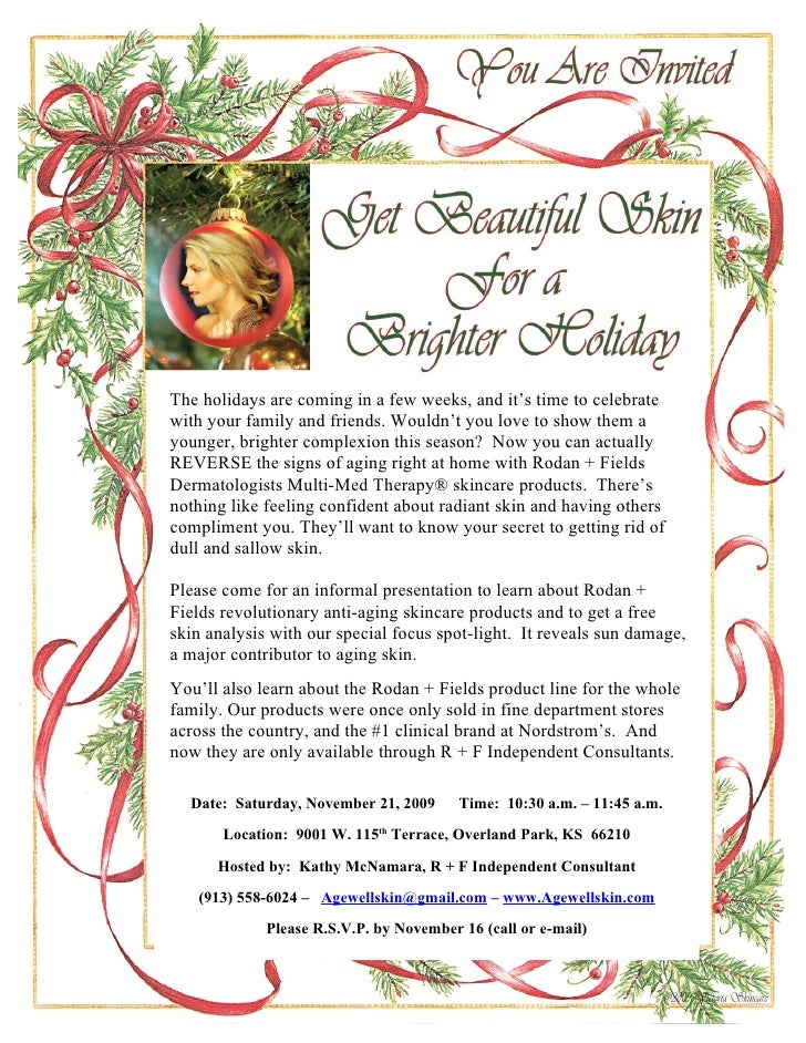 Rodan + Fields Brighter Holiday Template From Victoria Elbrecht[1]