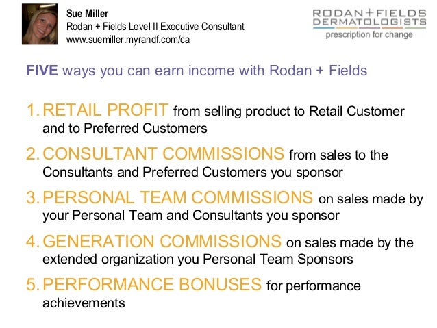 rodan fields business opportunity for salon owners rodan and fields level 5 income