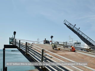 At €7 billion this is currently the largest infrastructure project in Europe.
 