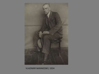 VLADIMIR MAYAKOSKY, 1924

 