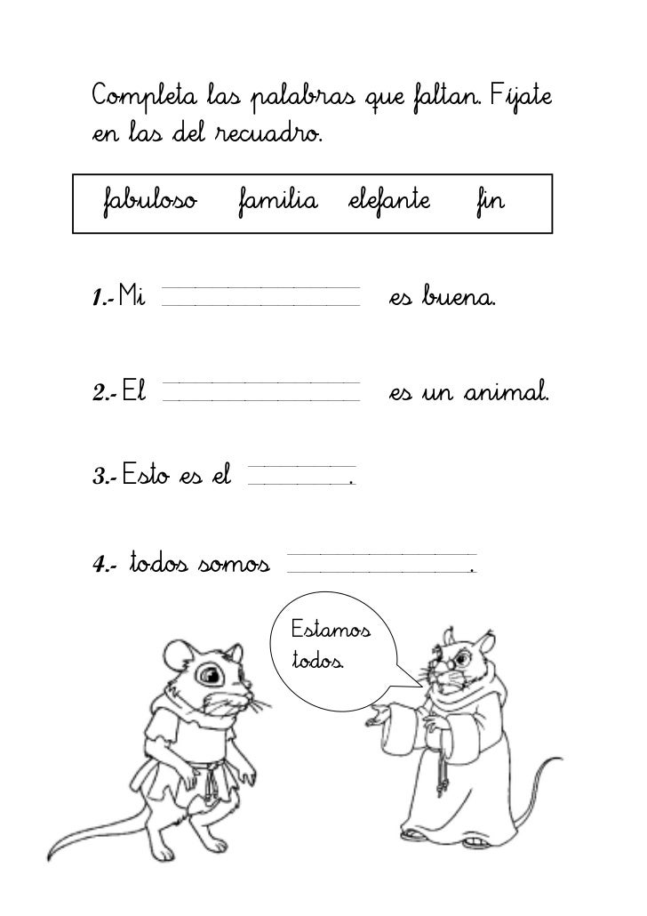 Actividades Para La Letra F